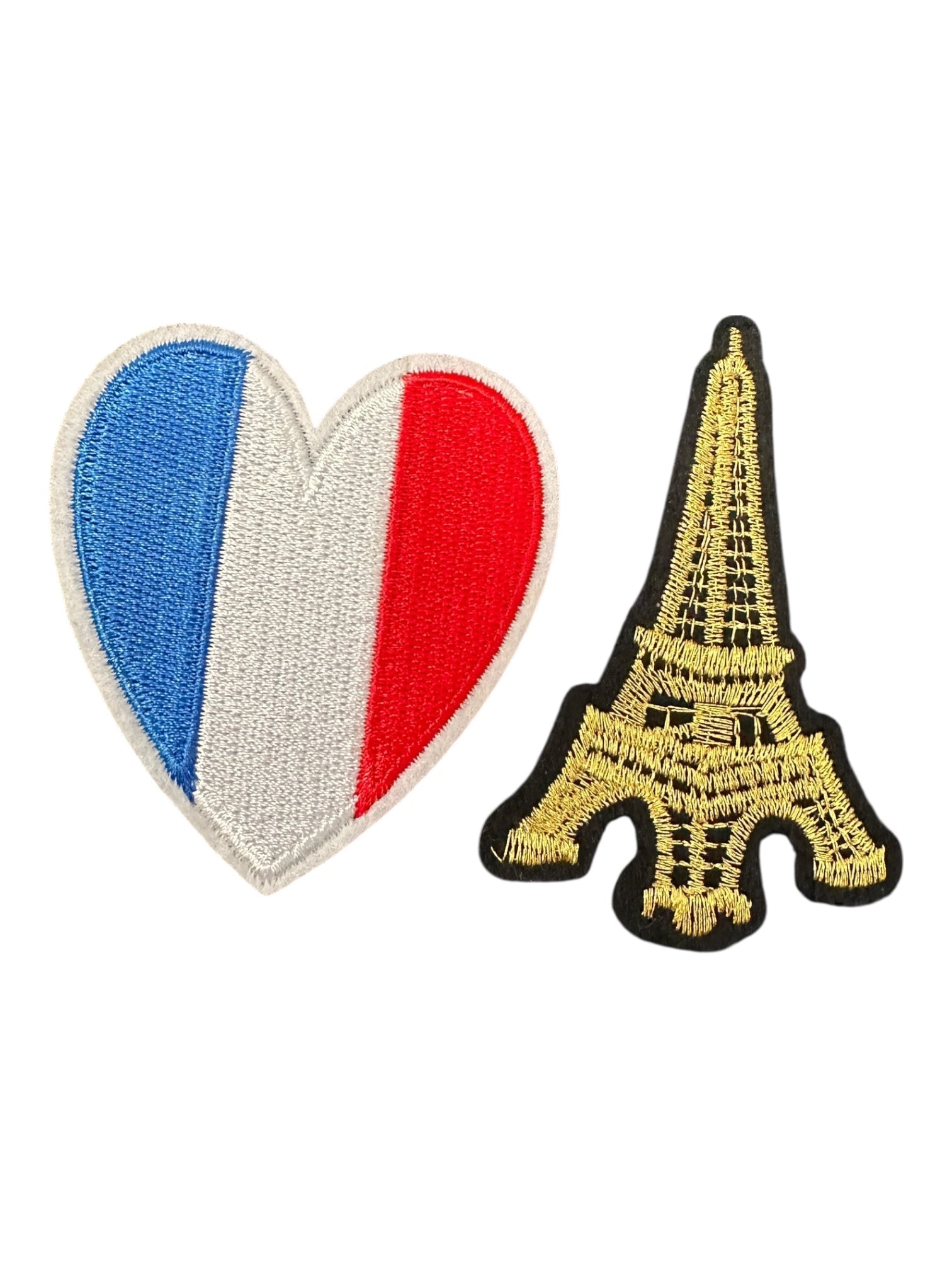 France Themed Iron On Patch Collection (Various) - Wander Together Outfitters