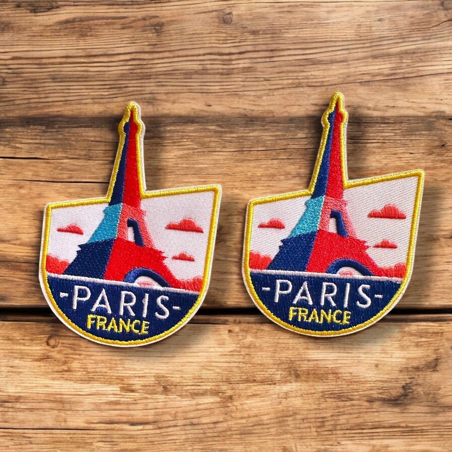 France Themed Iron On Patch Collection (Various) - Wander Together Outfitters