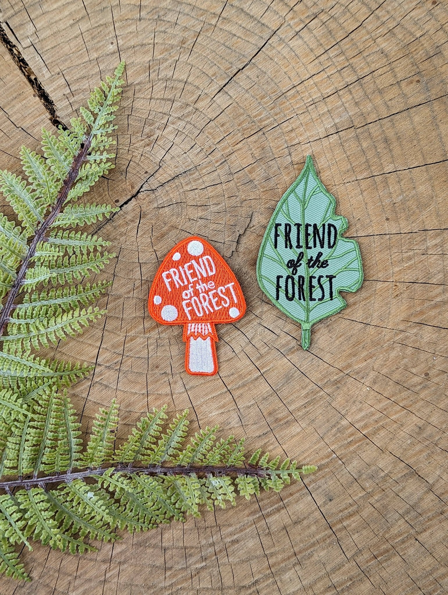 "Friend of the Forest" Embroidered Iron On Patch - Wander Together Outfitters