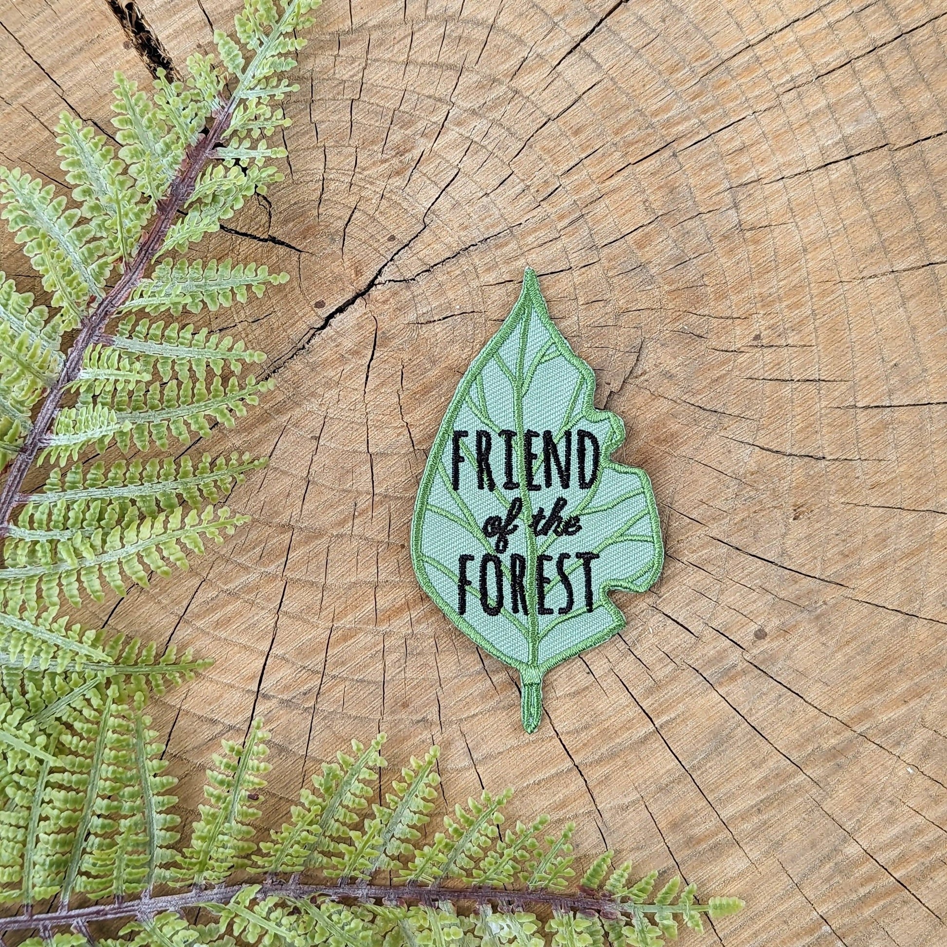 "Friend of the Forest" Embroidered Iron On Patch - Wander Together Outfitters