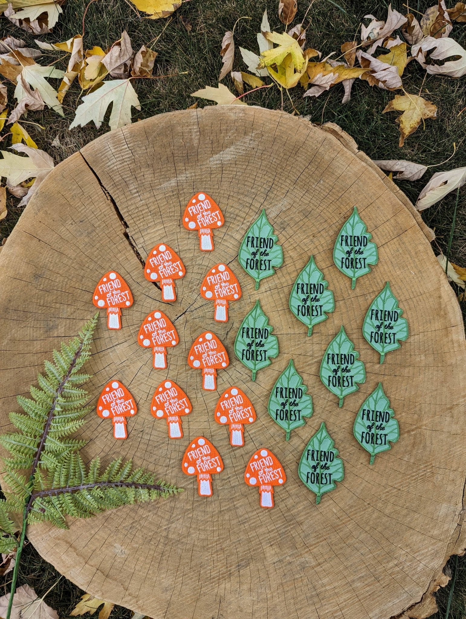 "Friend of the Forest" Embroidered Iron On Patch - Wander Together Outfitters