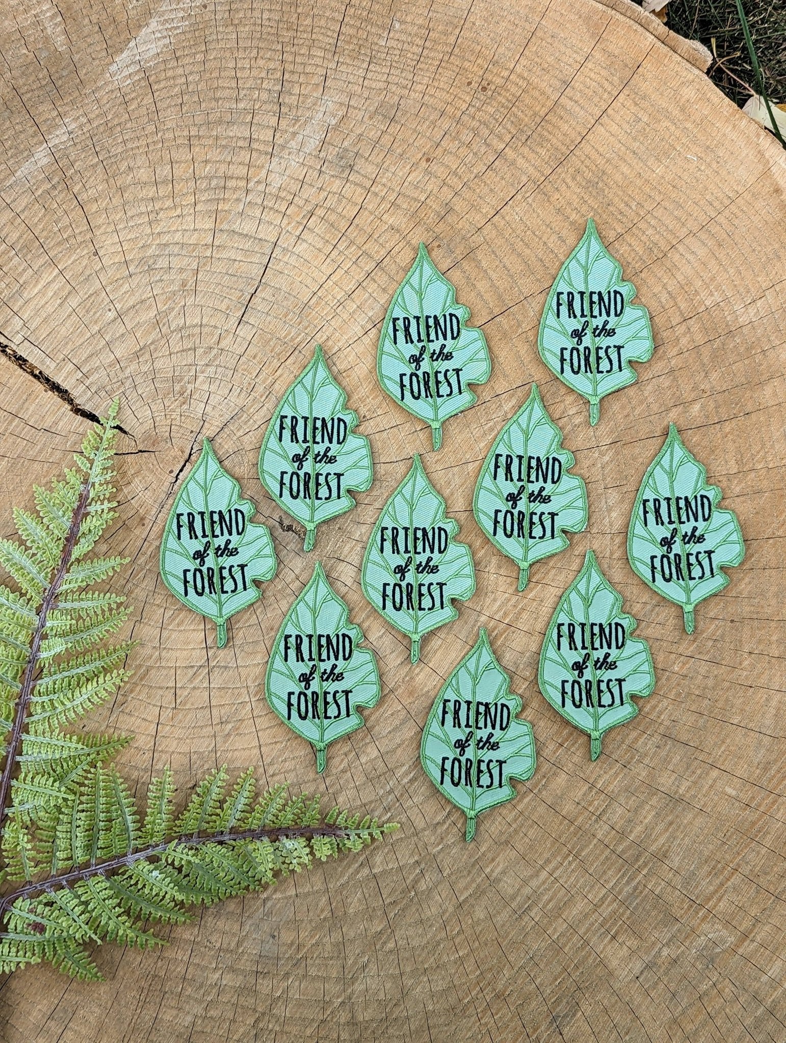 "Friend of the Forest" Embroidered Iron On Patch - Wander Together Outfitters
