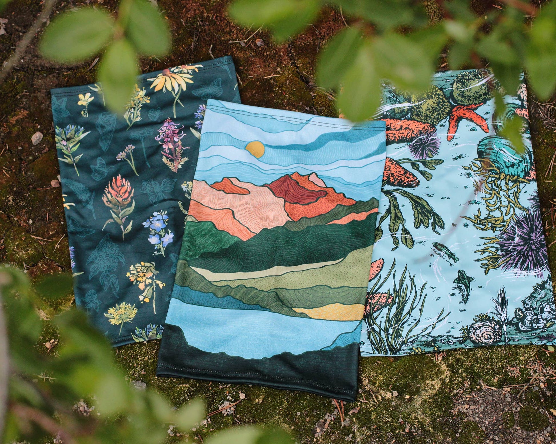 Friendly Fungi Neck Gaiter: UPF, Quick Dry, Moisture Wicking (SALE) - Wander Together Outfitters