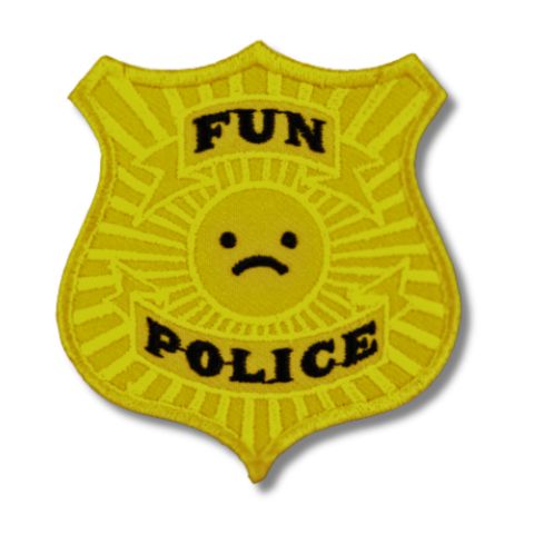 "Fun Police" Embroidered Iron - On Patch - Wander Together Outfitters