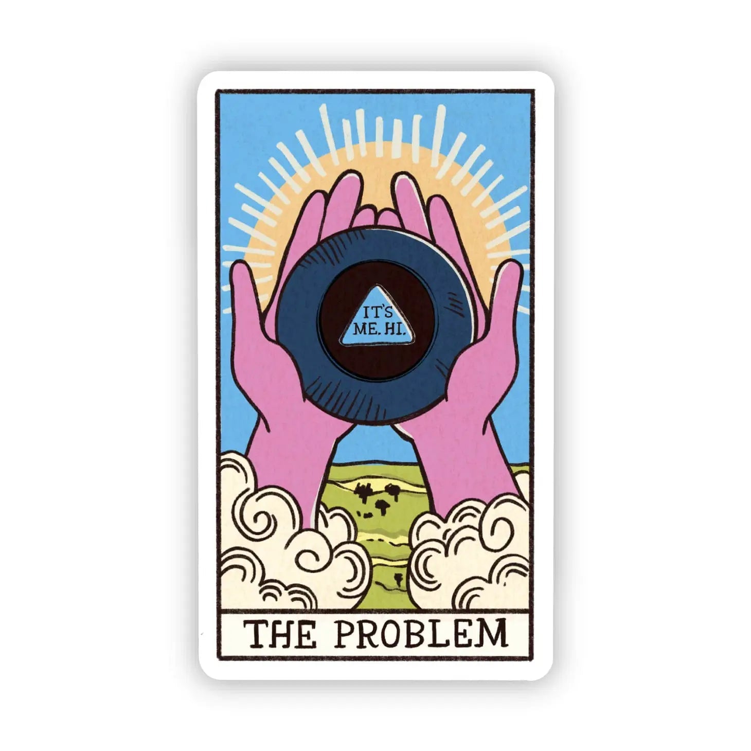 Funny & Sarcastic Collectible Tarot Card Vinyl Stickers - Wander Together Outfitters