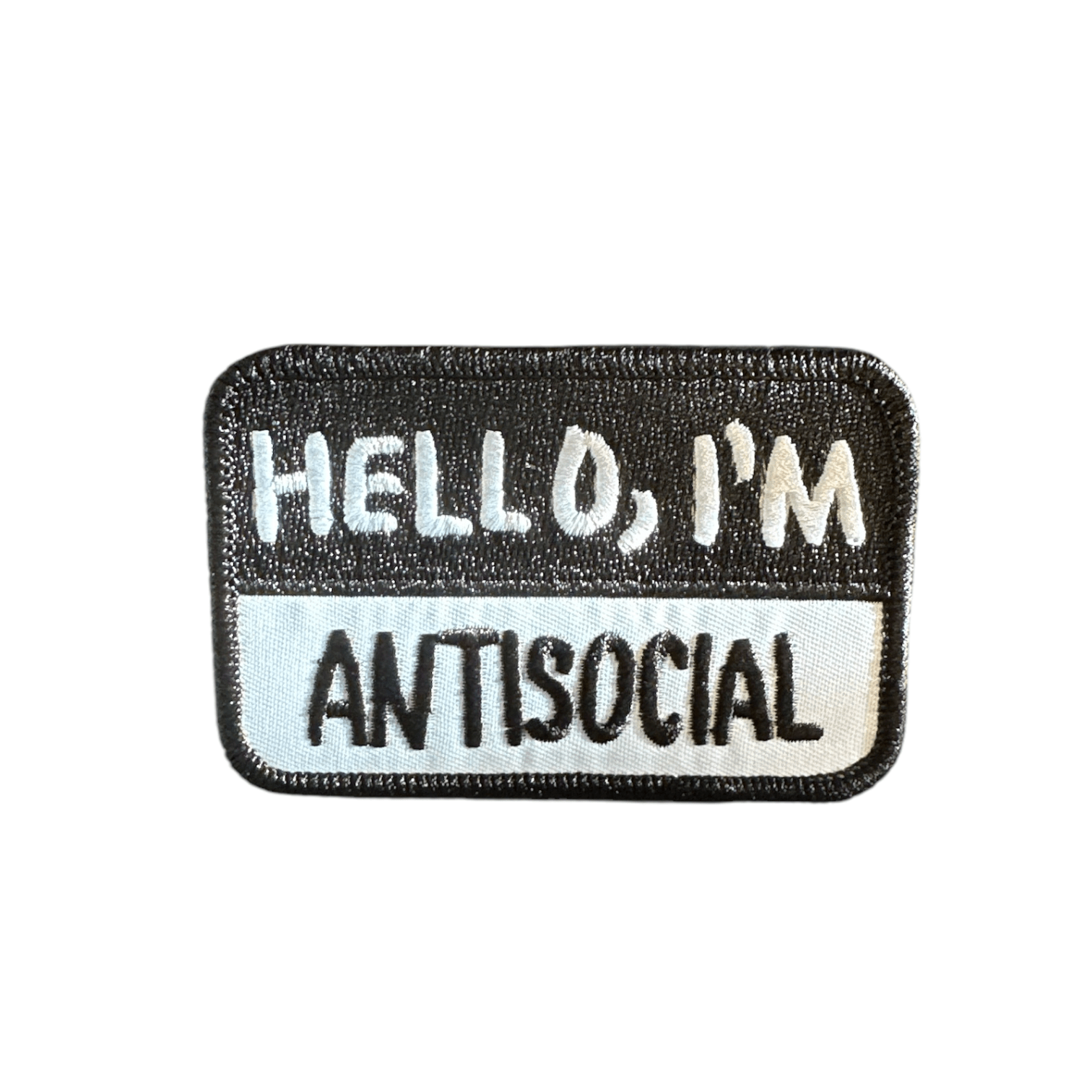 Funny Sarcastic "Hello" Iron On Patches - Wander Together Outfitters