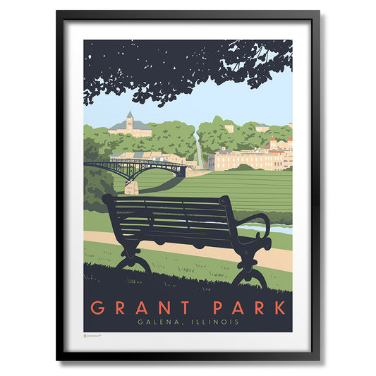 Galena Illinois Grant Park Art Print - Wander Together Outfitters