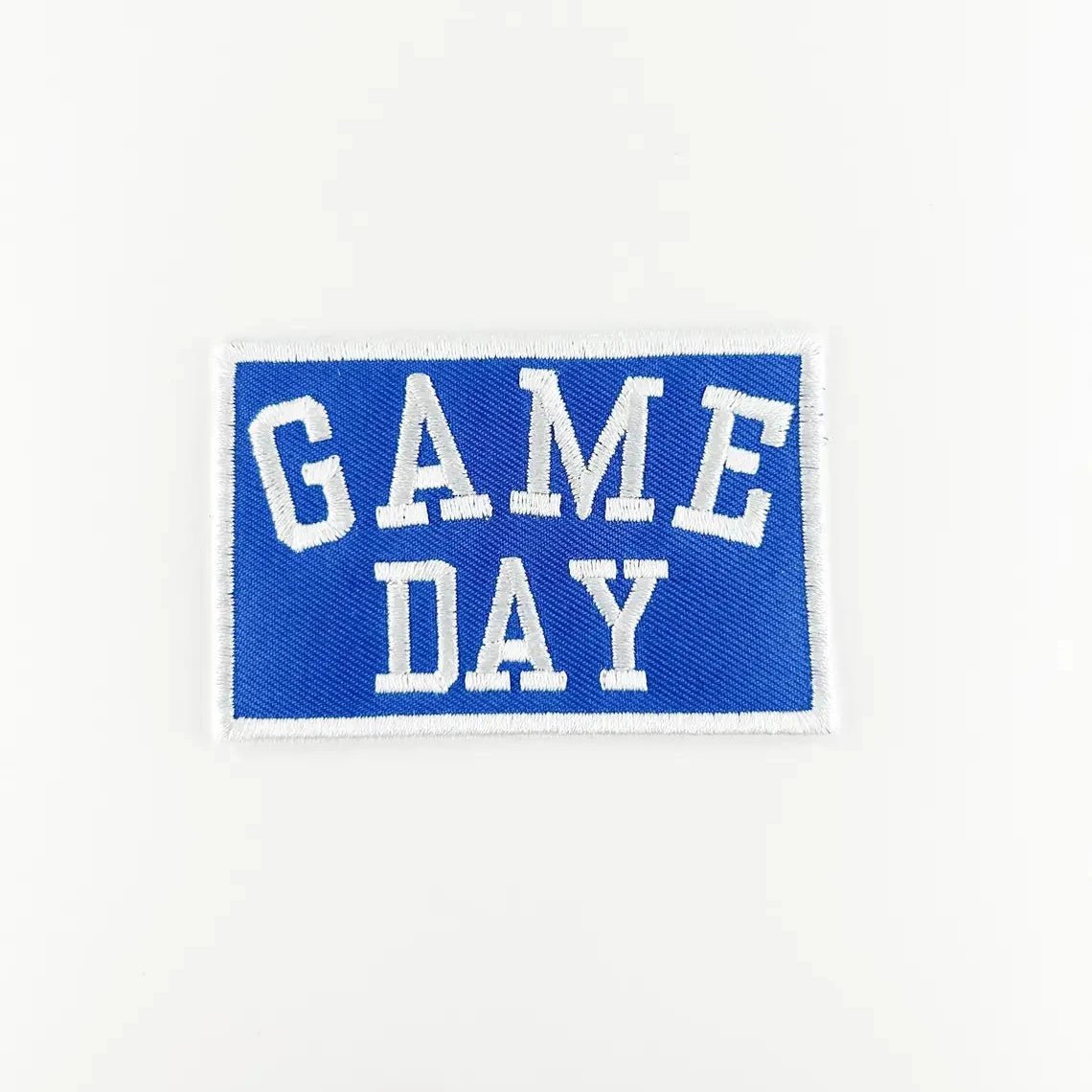 "Game Day" Embroidered Iron - On Patch Football Tailgate (Various Colors) - Wander Together Outfitters