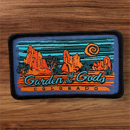 Garden of the Gods Colorado Iron On Patch - Wander Together Outfitters