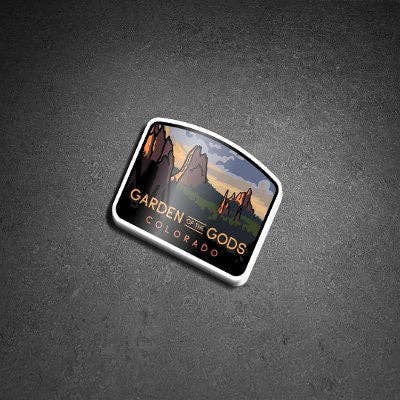 Garden of the Gods Park Sticker Colorado Springs - Wander Together Outfitters