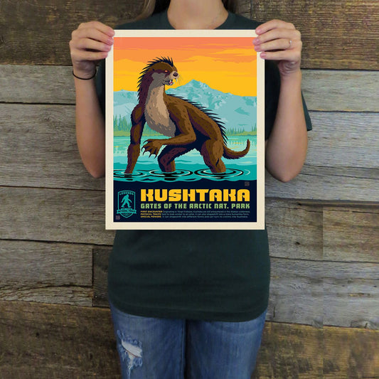 Gates of the Arctic National Park: Kushtaka (Legends & Monsters) Art Print - Wander Together Outfitters