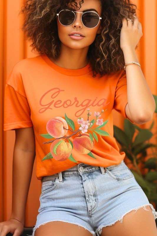 Georgia Peach Graphic Tee - Wander Together Outfitters