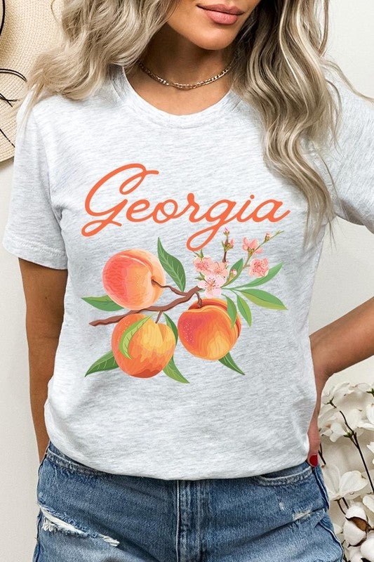Georgia Peach Graphic Tee - Wander Together Outfitters
