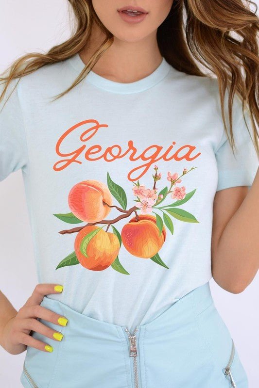Georgia Peach Graphic Tee - Wander Together Outfitters