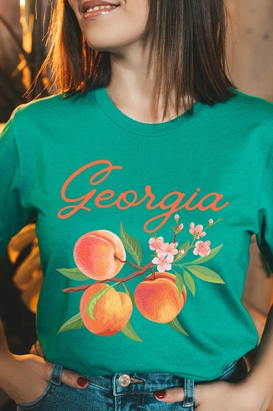 Georgia Peach Graphic Tee - Wander Together Outfitters