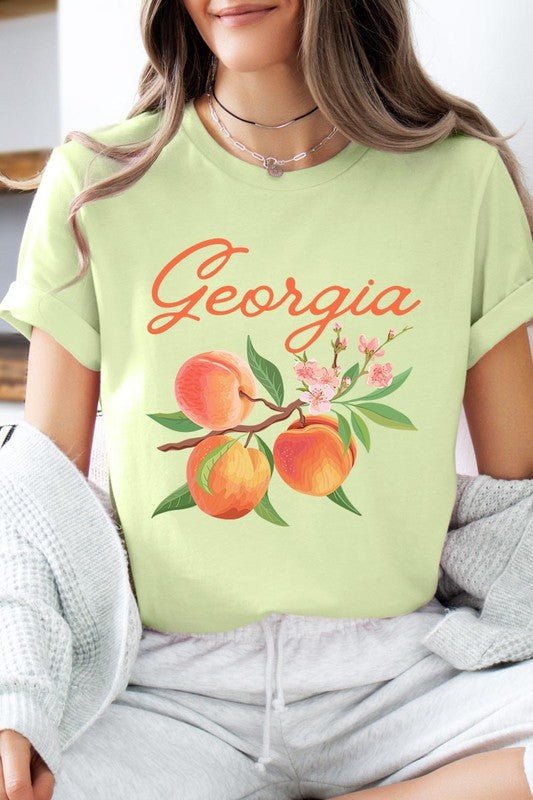 Georgia Peach Graphic Tee - Wander Together Outfitters