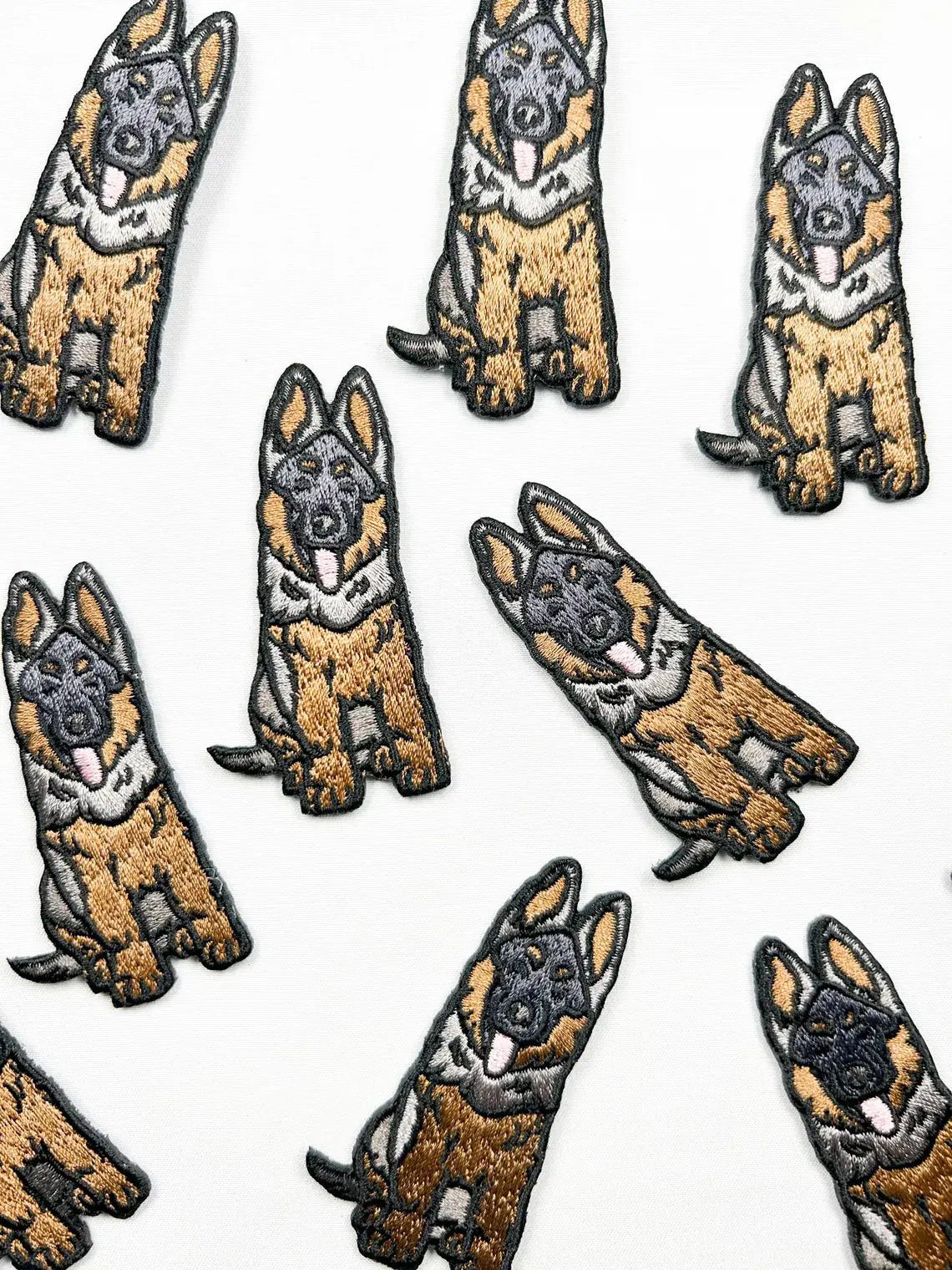 German Shepherd Embroidered Iron On Patch Pet Lover - Wander Together Outfitters