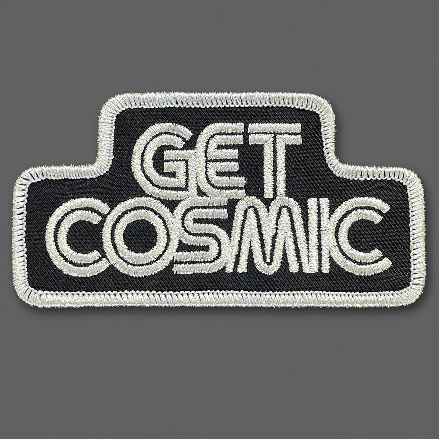 “Get Cosmic” Embroidered Iron On Patch - Wander Together Outfitters