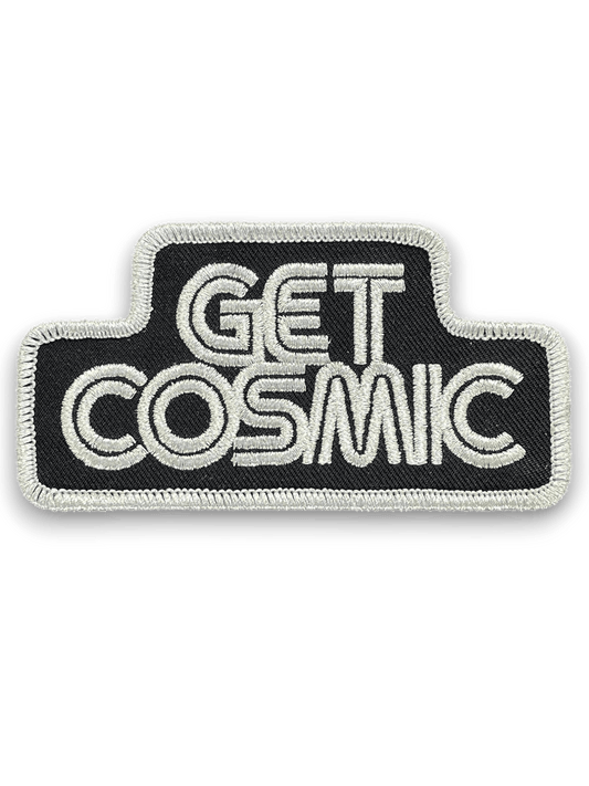 “Get Cosmic” Embroidered Iron On Patch - Wander Together Outfitters