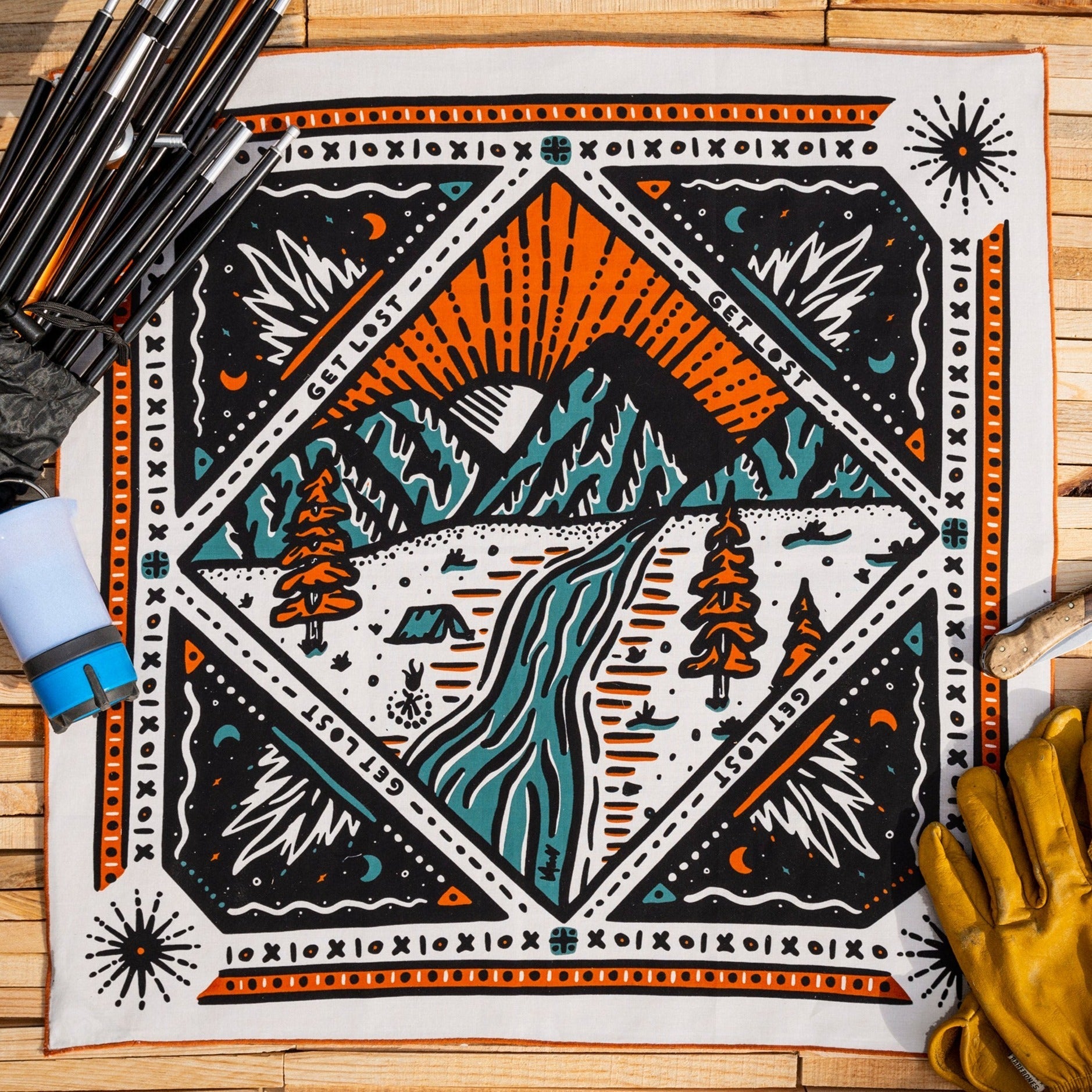 "Get Lost" Bandana - Wander Together Outfitters