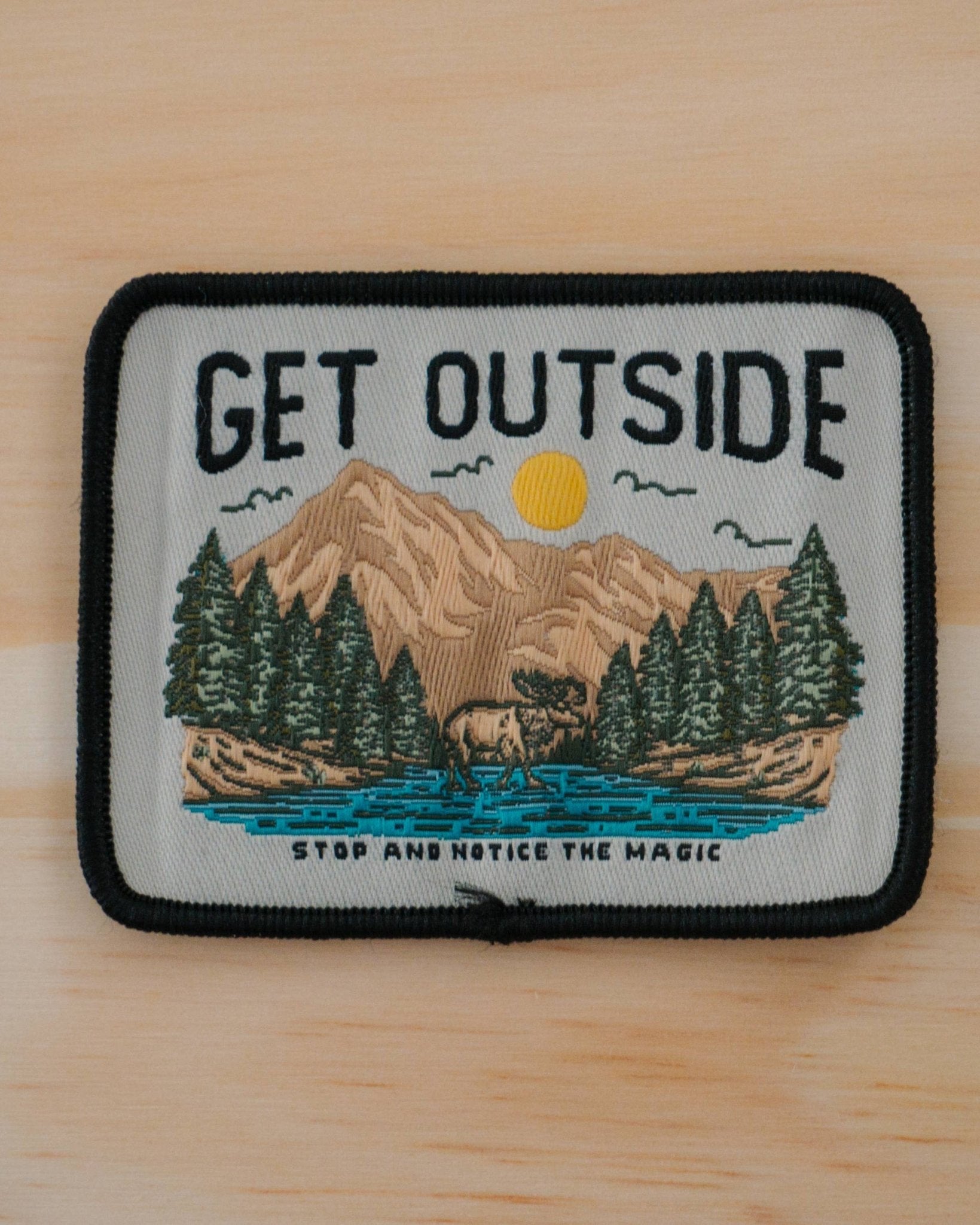 "Get Outside, Stop and Notice the Magic" Sew On Patch - Wander Together Outfitters