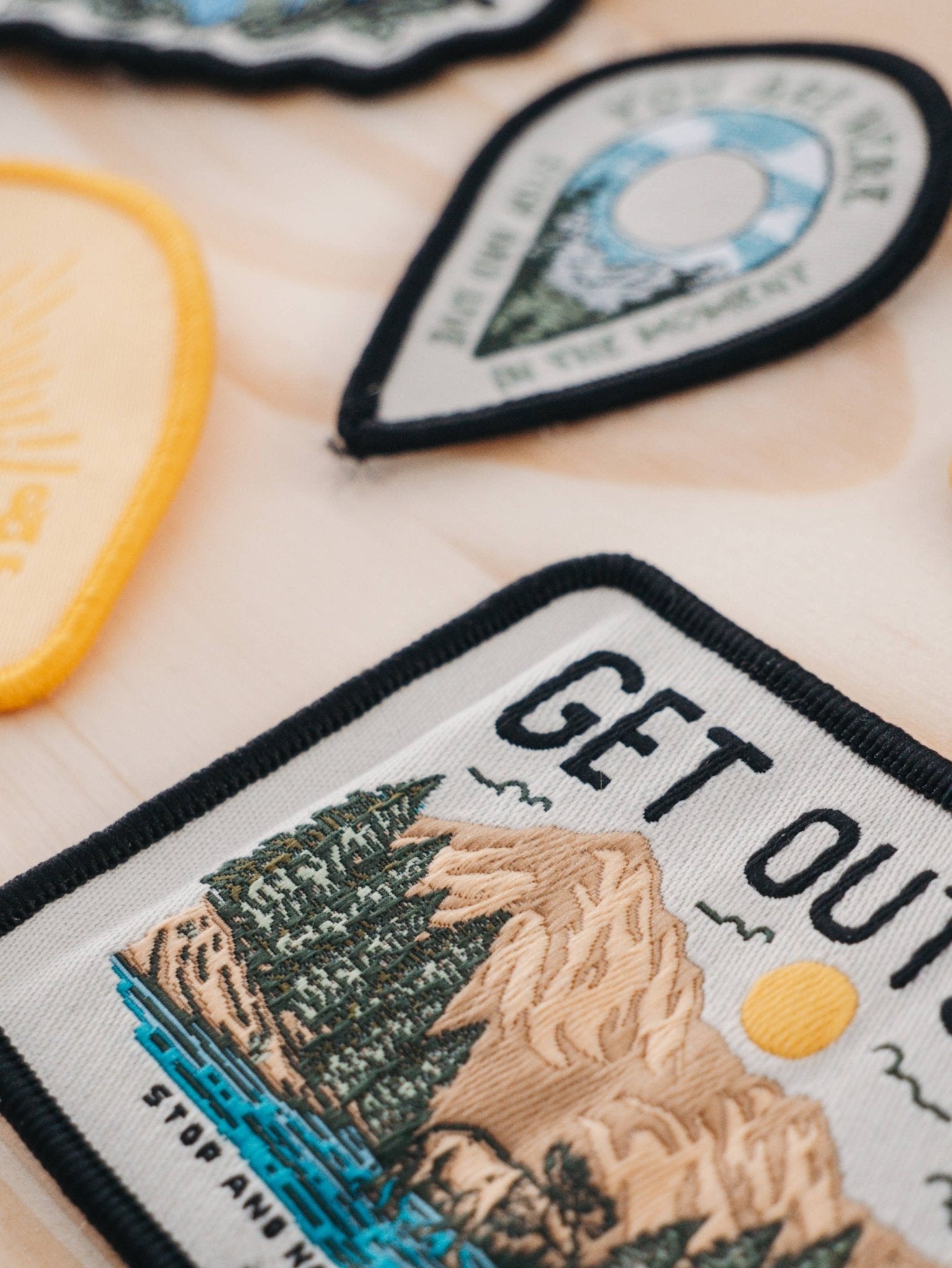 "Get Outside, Stop and Notice the Magic" Sew On Patch - Wander Together Outfitters