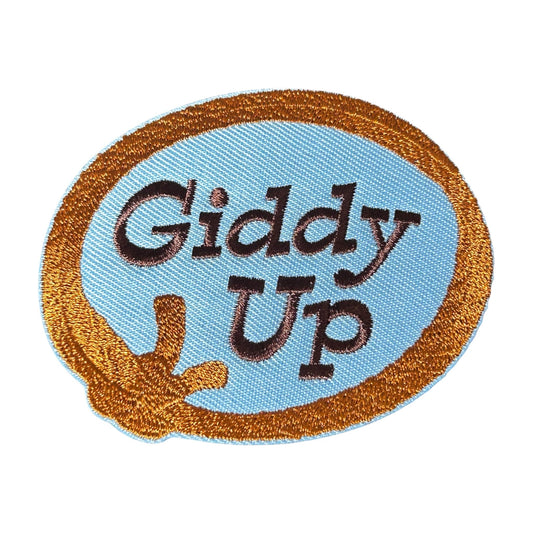 "Giddy Up" Lasso Iron On Patch - Wander Together Outfitters