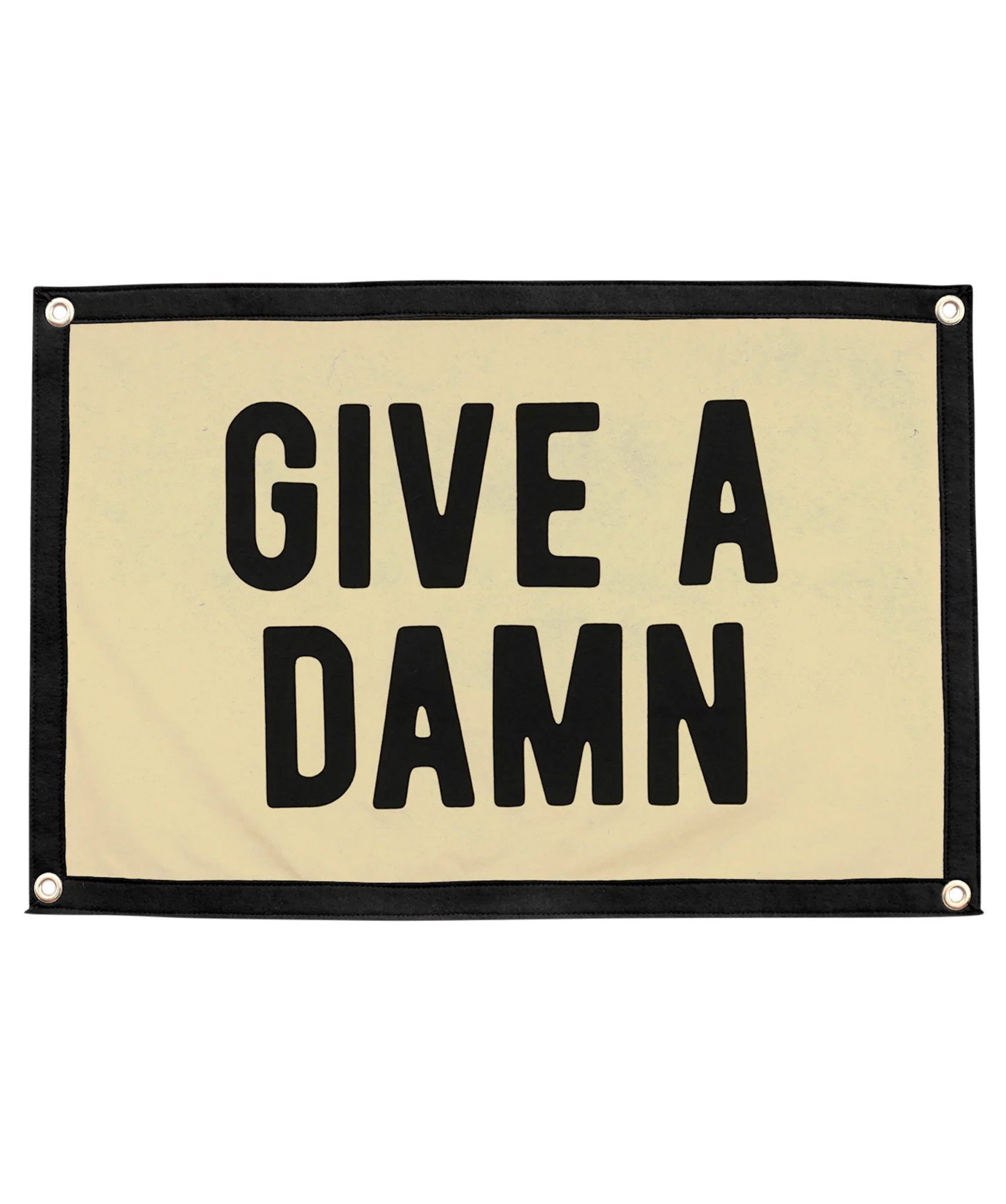 “Give A Damn” Camp Flag Pennant - Wander Together Outfitters