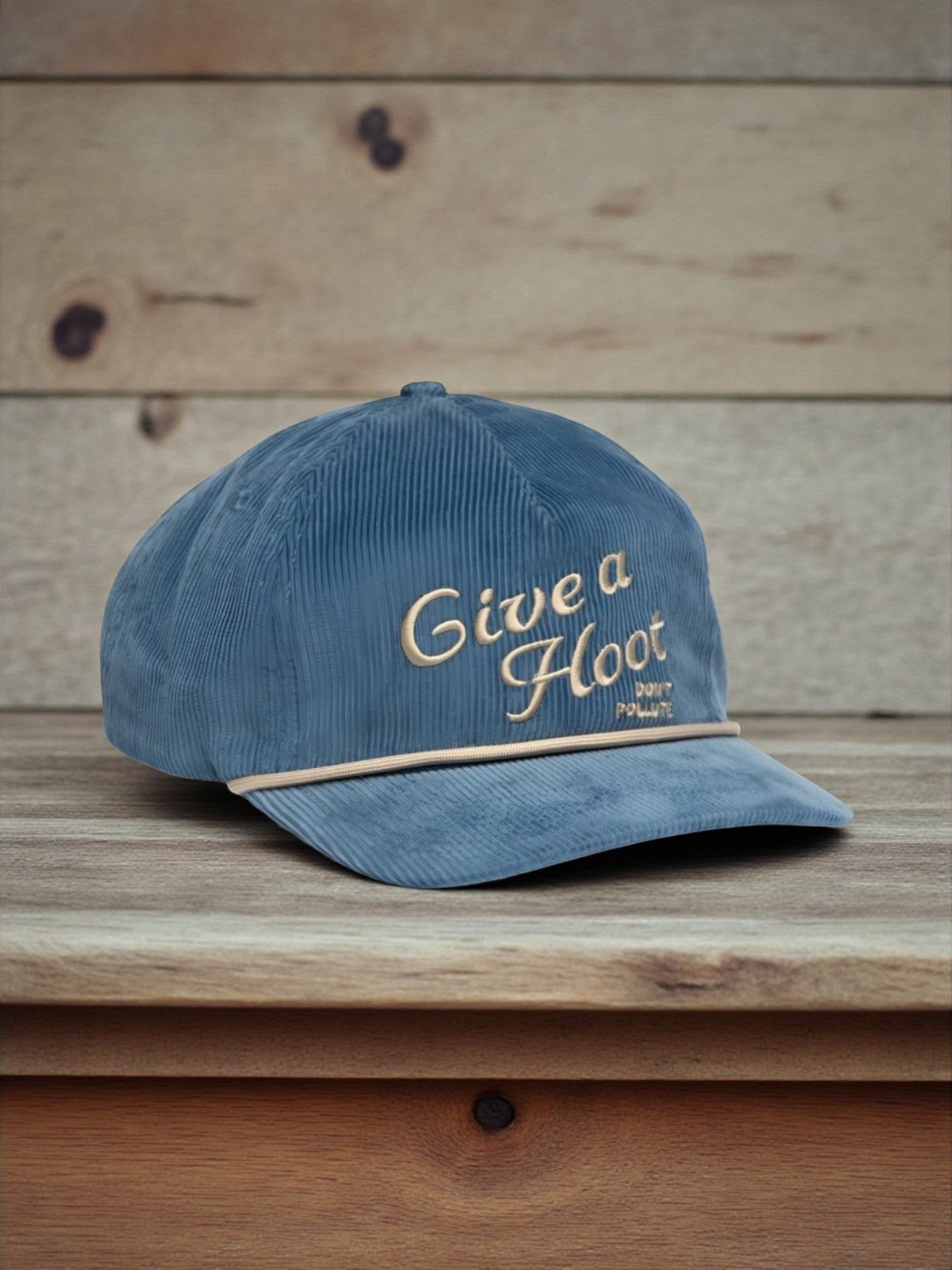 "Give A Hoot" 5 - Panel Unisex Corduroy Hat - Wander Together Outfitters