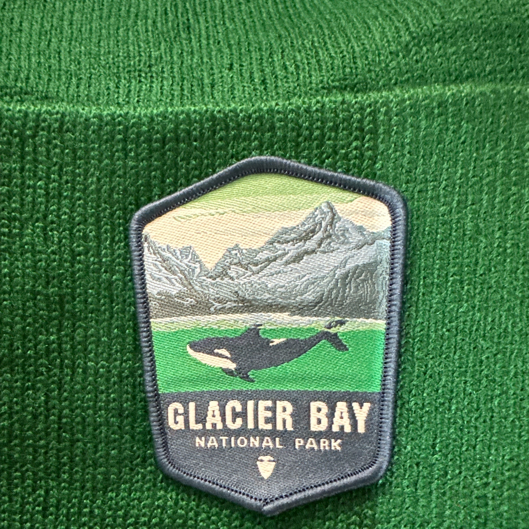 “Glacier Bay National Park” Beanie w/ Alaska Woven Patch (SALE) - Wander Together Outfitters