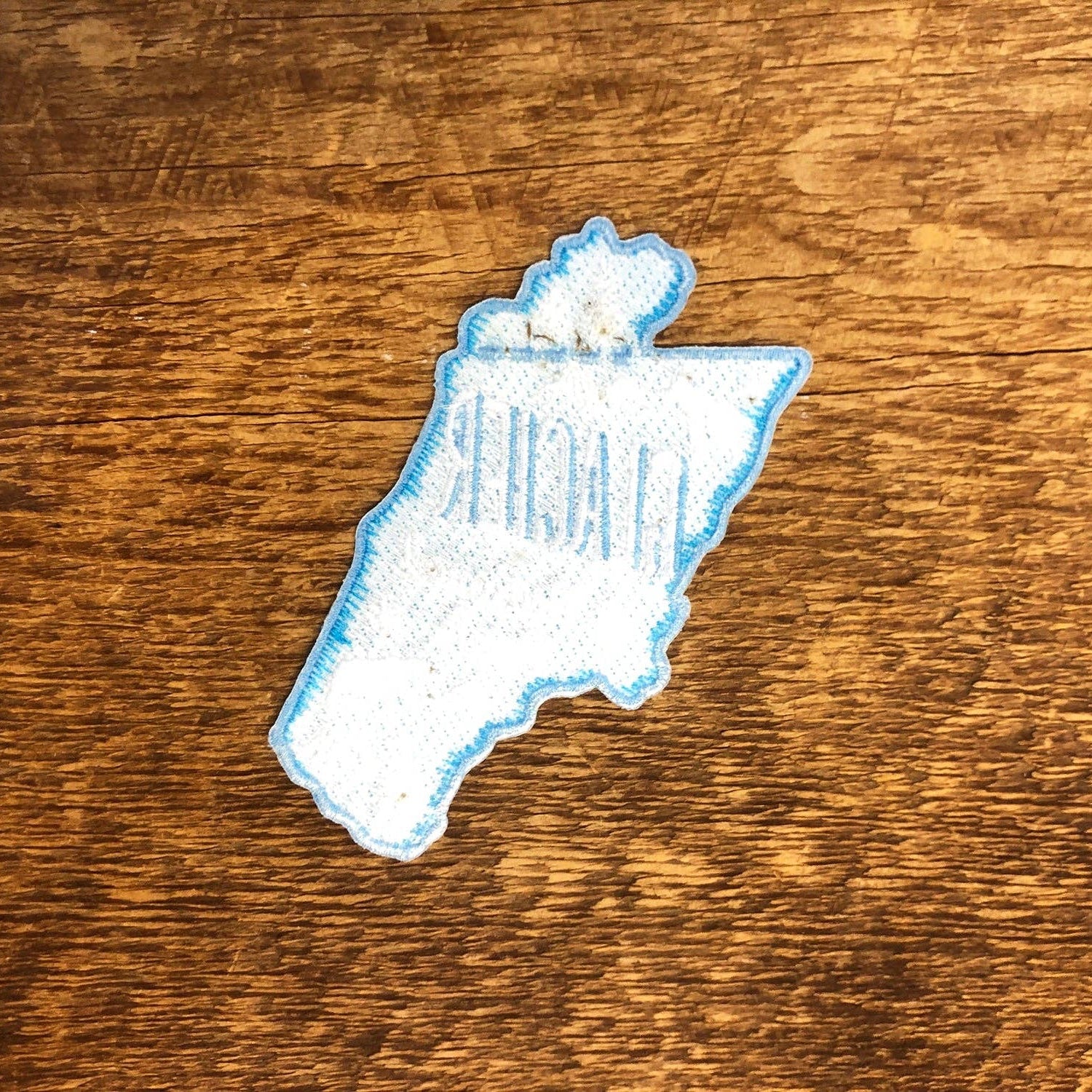 Glacier National Park Embroidered Iron On Patch (Aqua) - Wander Together Outfitters