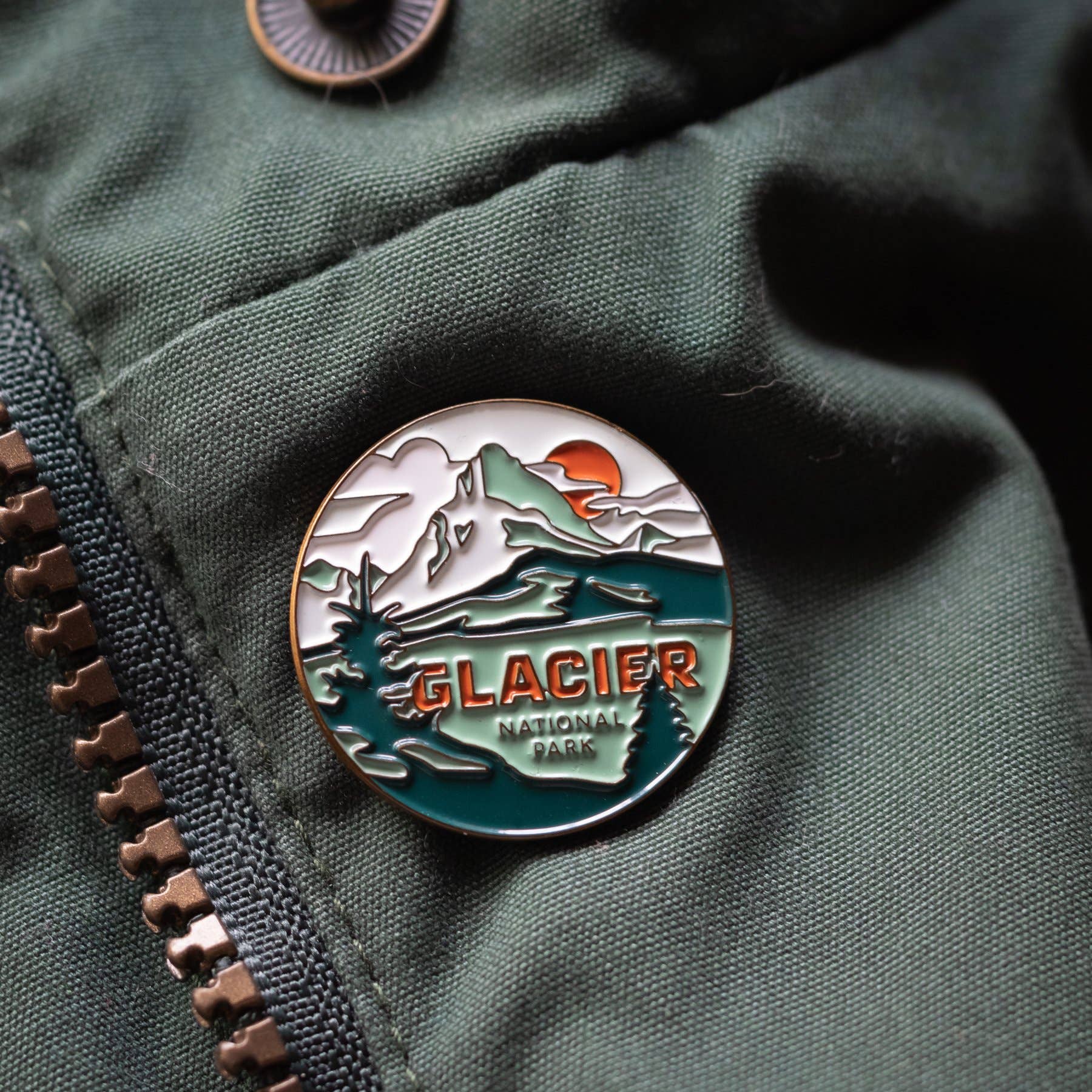 Glacier National Park Enamel Pin - Wander Together Outfitters