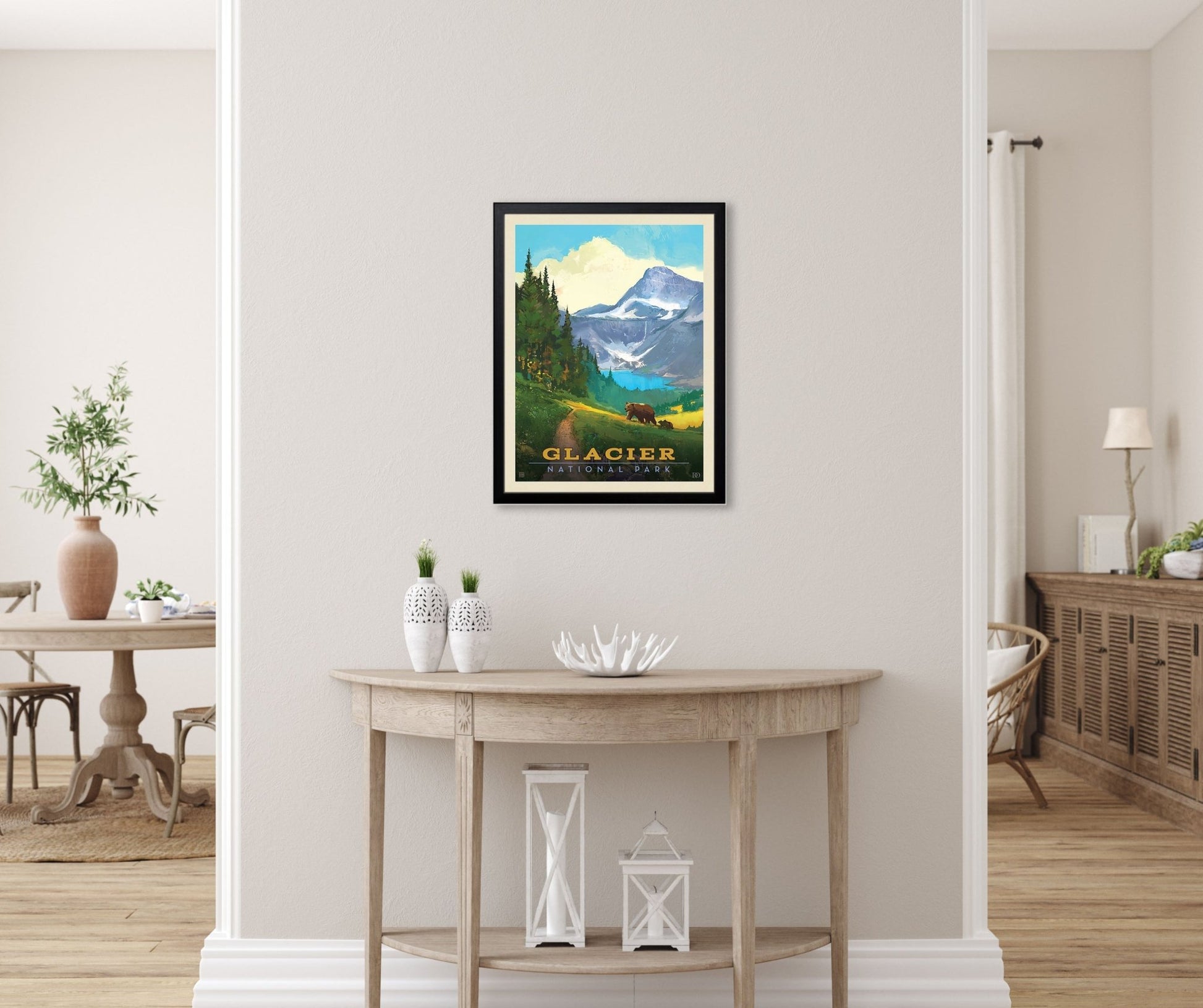 Glacier National Park: Indian Pass (63 National Parks) Art Print - Wander Together Outfitters