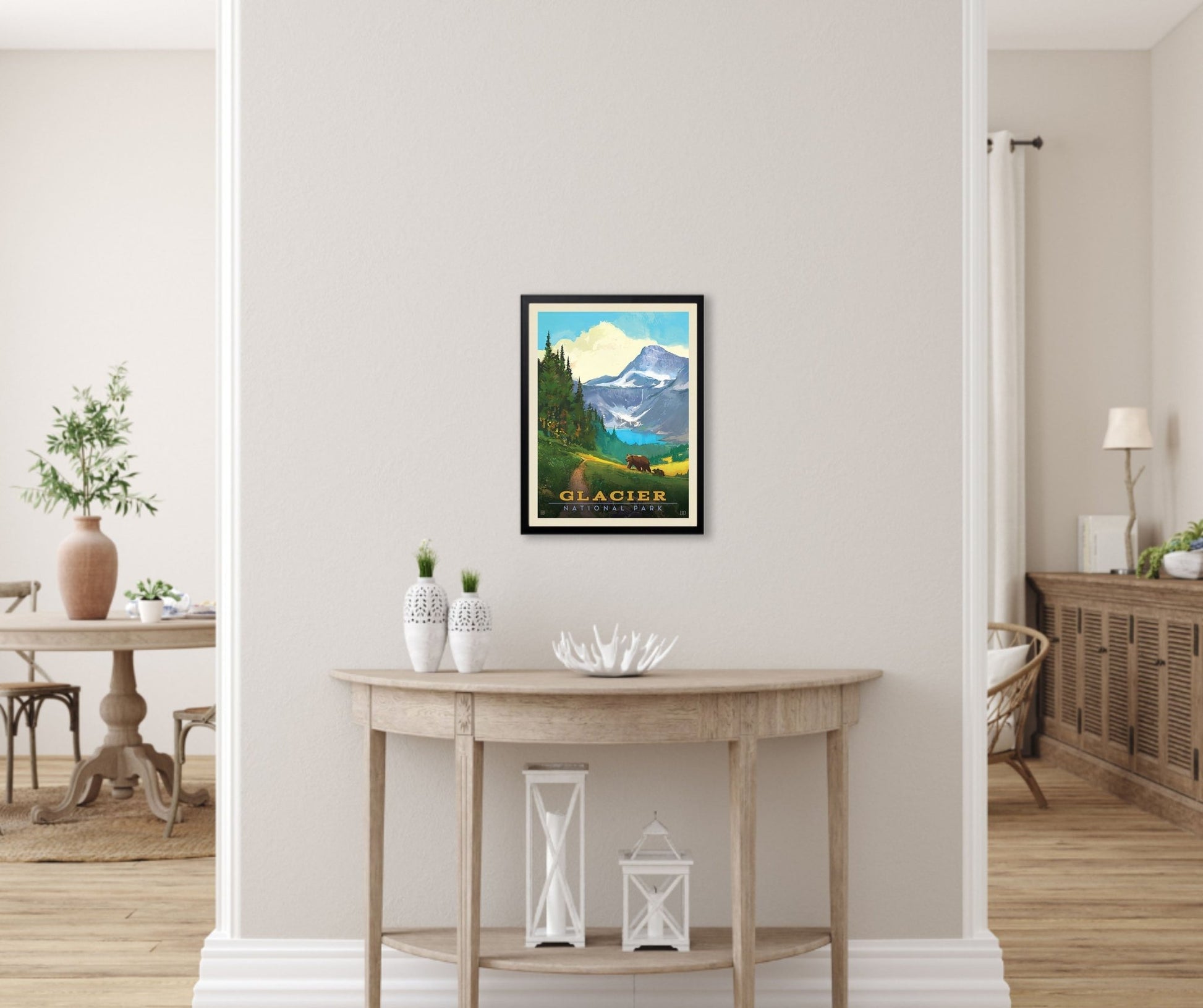 Glacier National Park: Indian Pass (63 National Parks) Art Print - Wander Together Outfitters