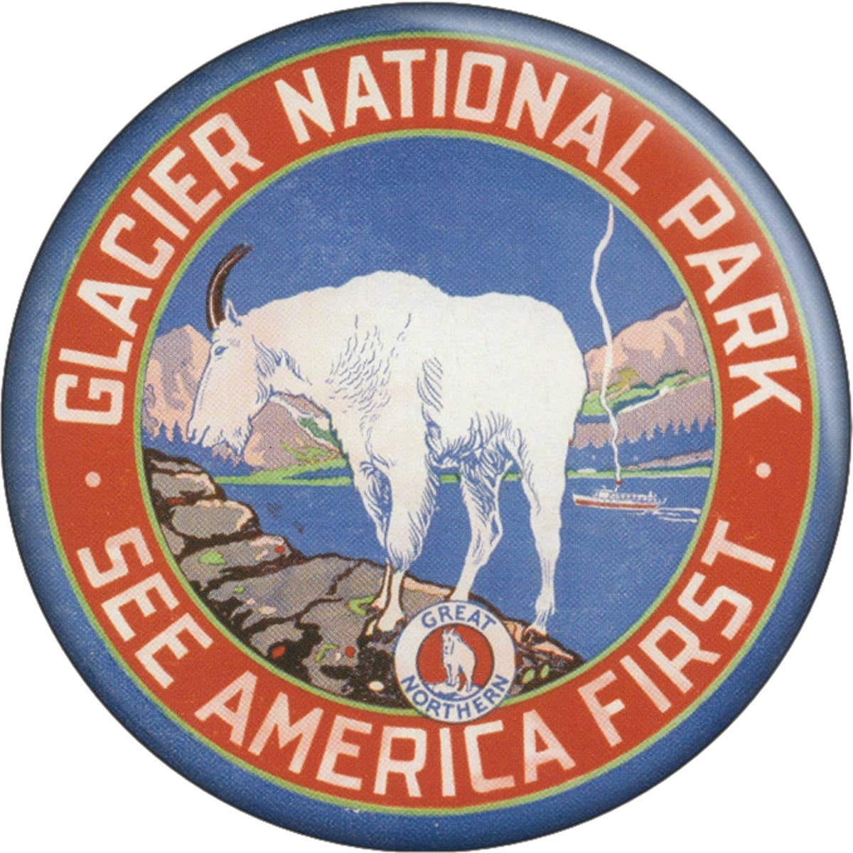 "Glacier National Park" Magnet - Wander Together Outfitters