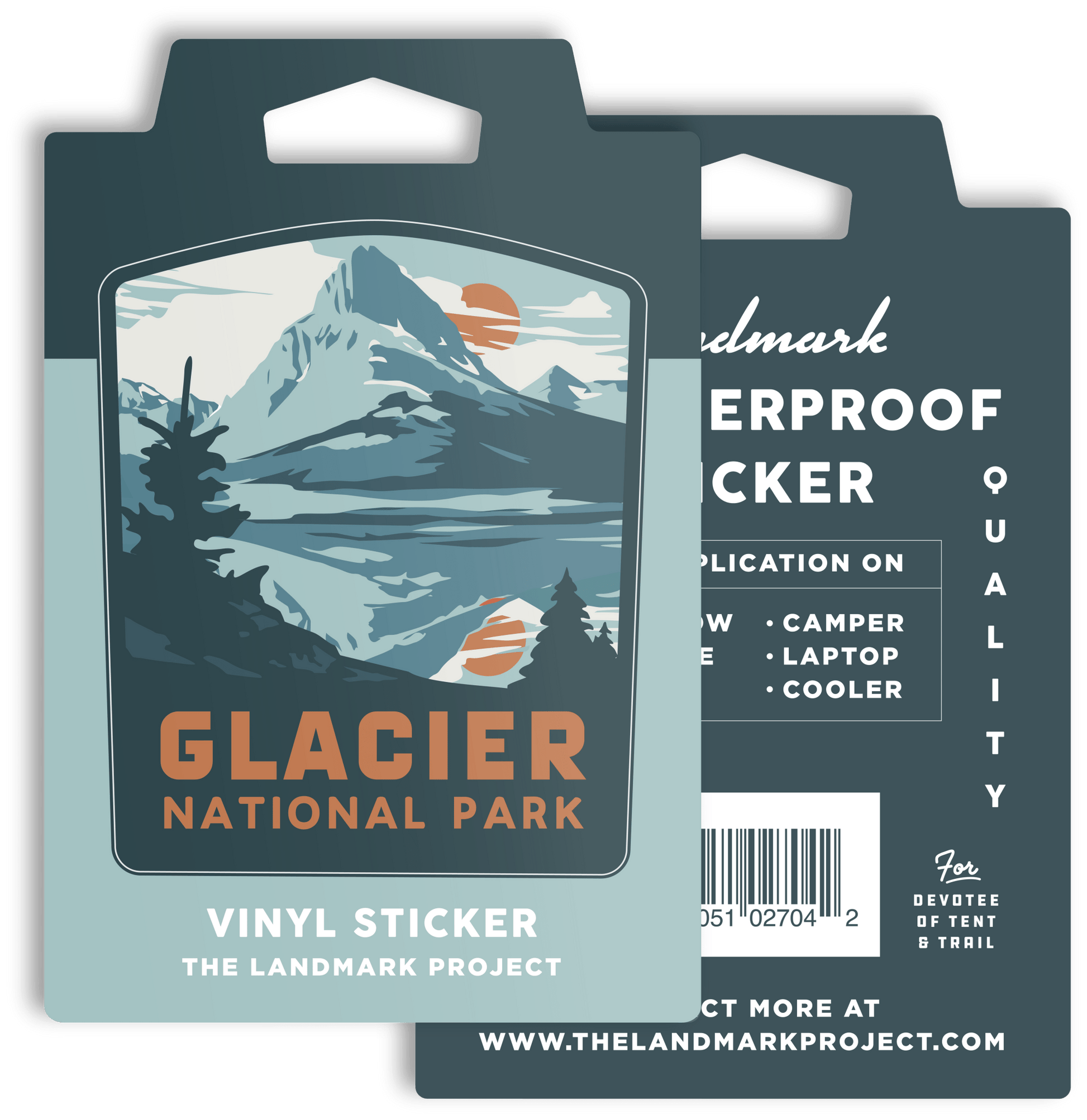 Glacier National Park Sticker - Wander Together Outfitters