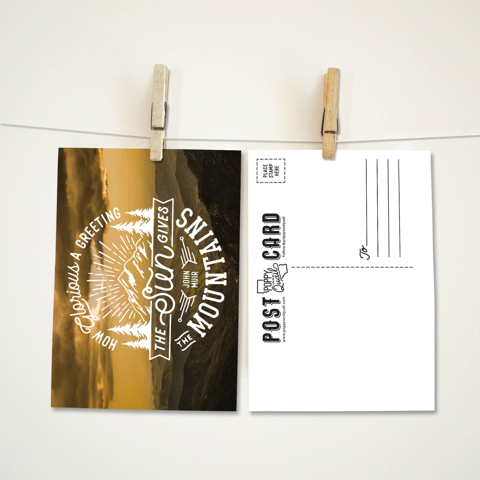 Glorious Greeting Mountains Premium Postcards - Wander Together Outfitters