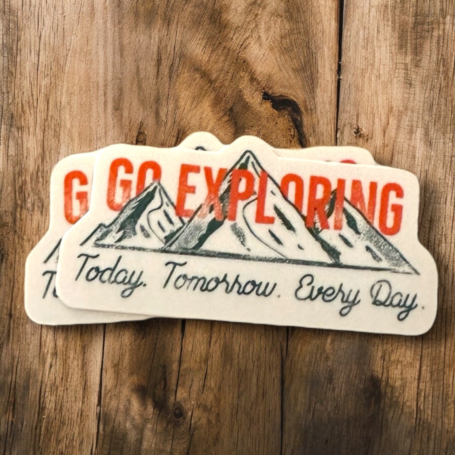 “Go Exploring Every Day” Adventure Sticker Vinyl Decal - Wander Together Outfitters