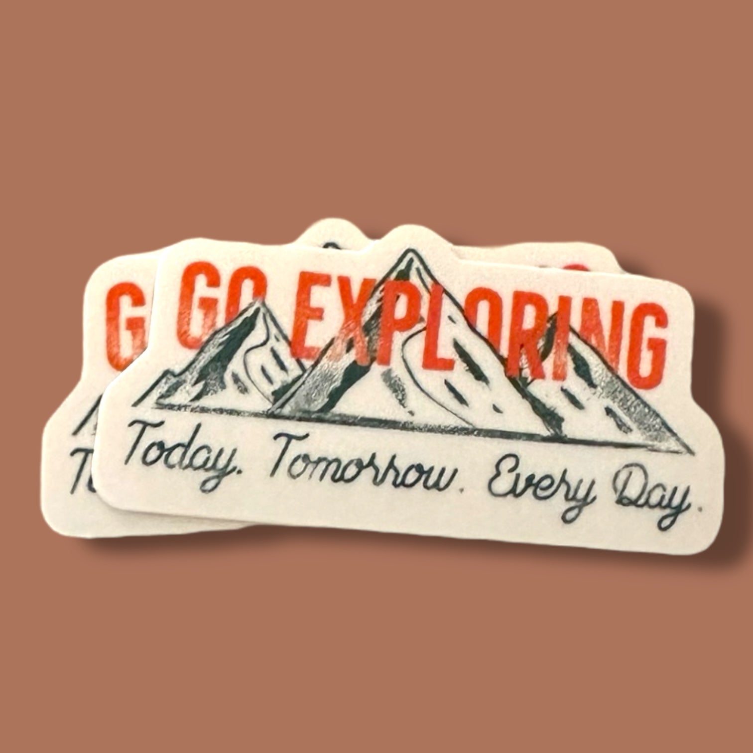 “Go Exploring Every Day” Adventure Sticker Vinyl Decal - Wander Together Outfitters