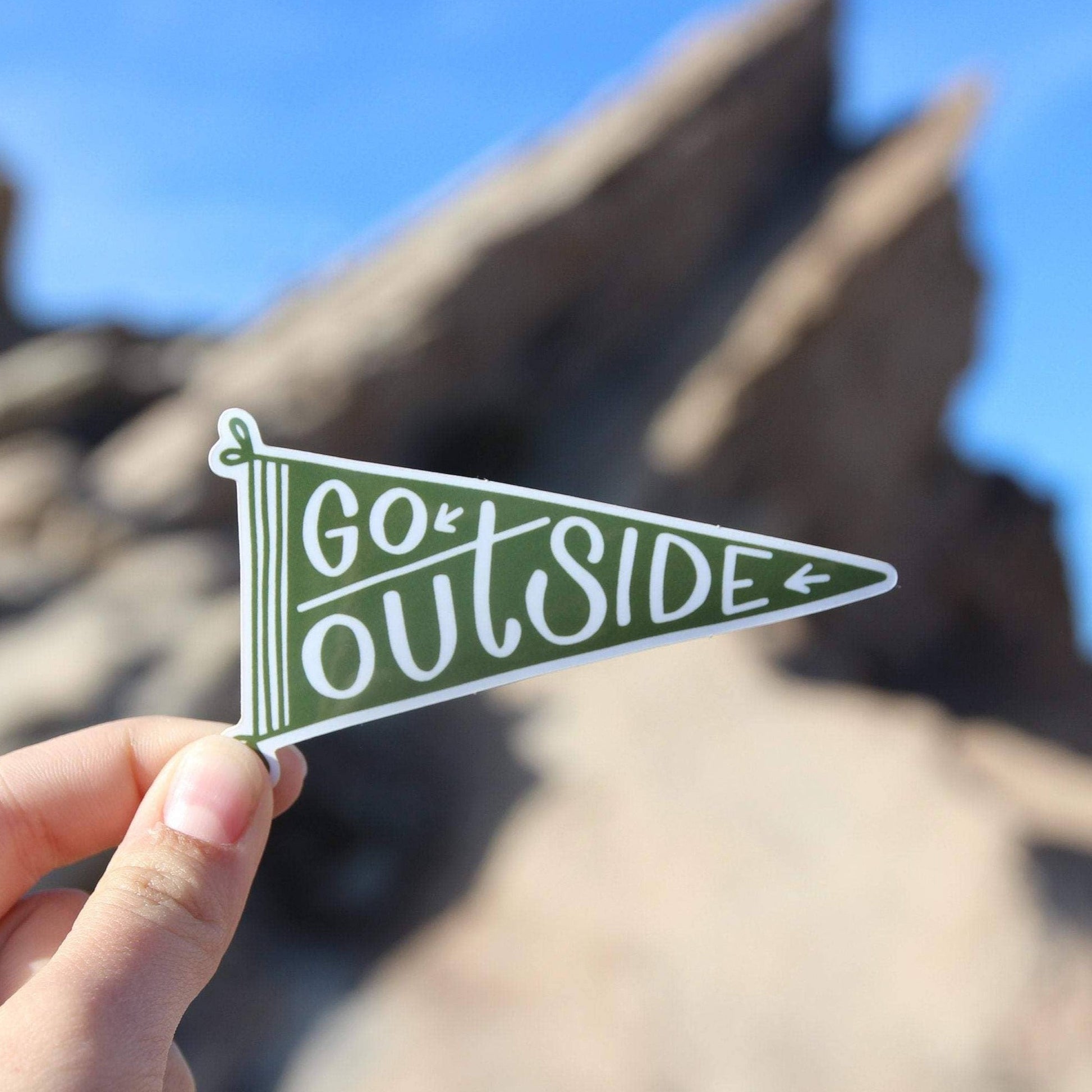 "Go Outside" Vinyl Sticker - Wander Together Outfitters