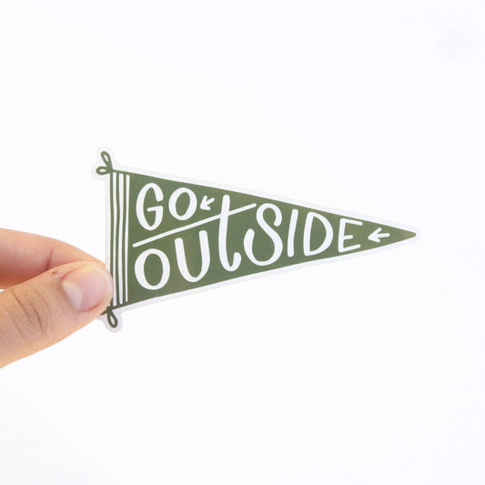 "Go Outside" Vinyl Sticker - Wander Together Outfitters
