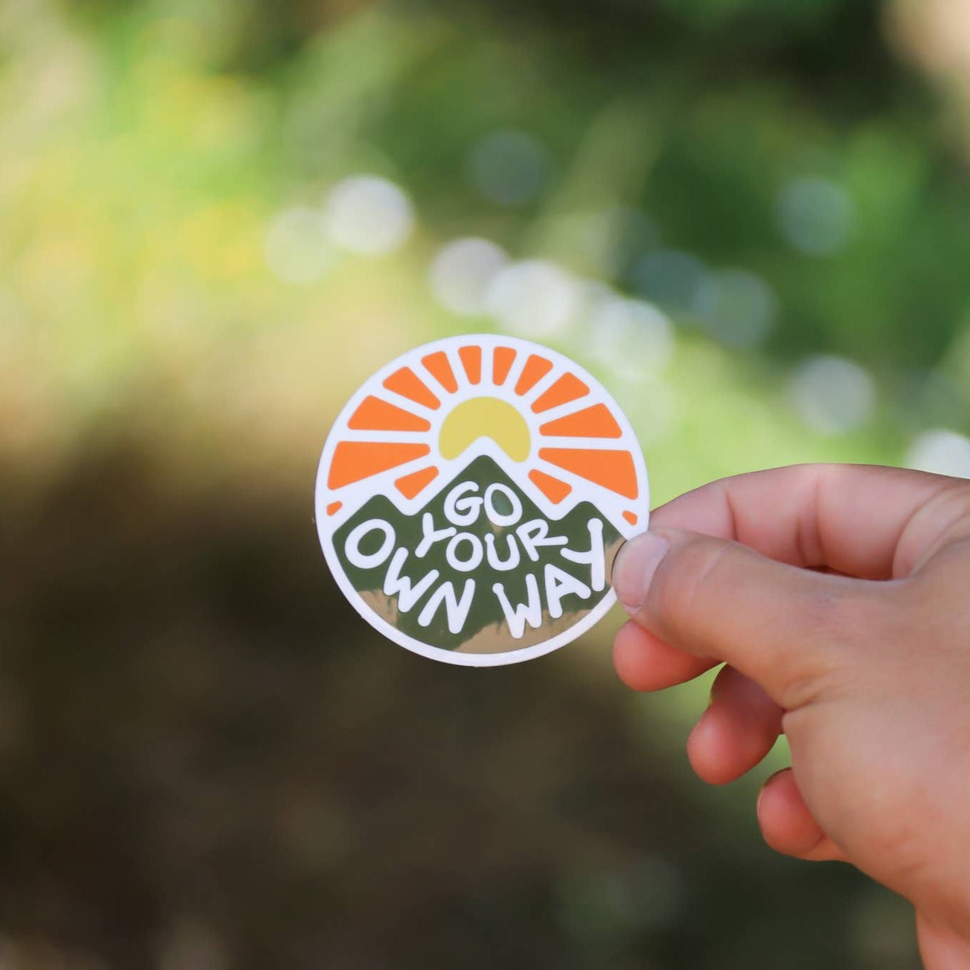 "Go Your Own Way" Vinyl Sticker - Wander Together Outfitters