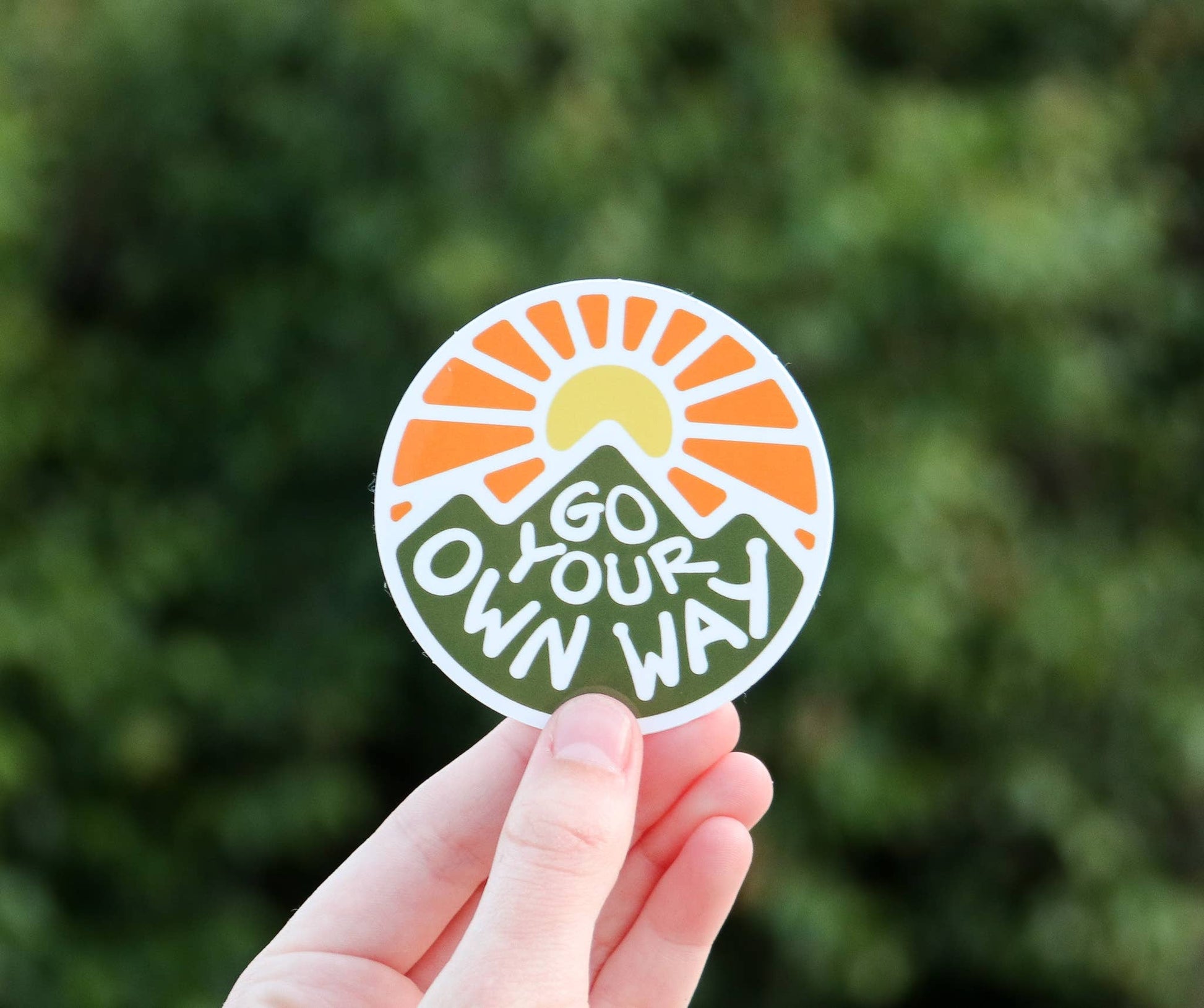 "Go Your Own Way" Vinyl Sticker - Wander Together Outfitters