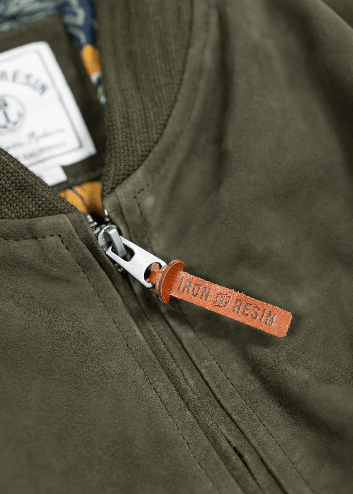 Goat Suede Bomber Jacket - Wander Together Outfitters