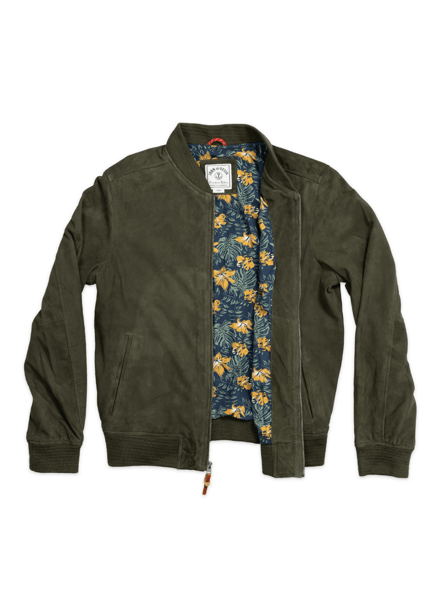 Goat Suede Bomber Jacket - Wander Together Outfitters