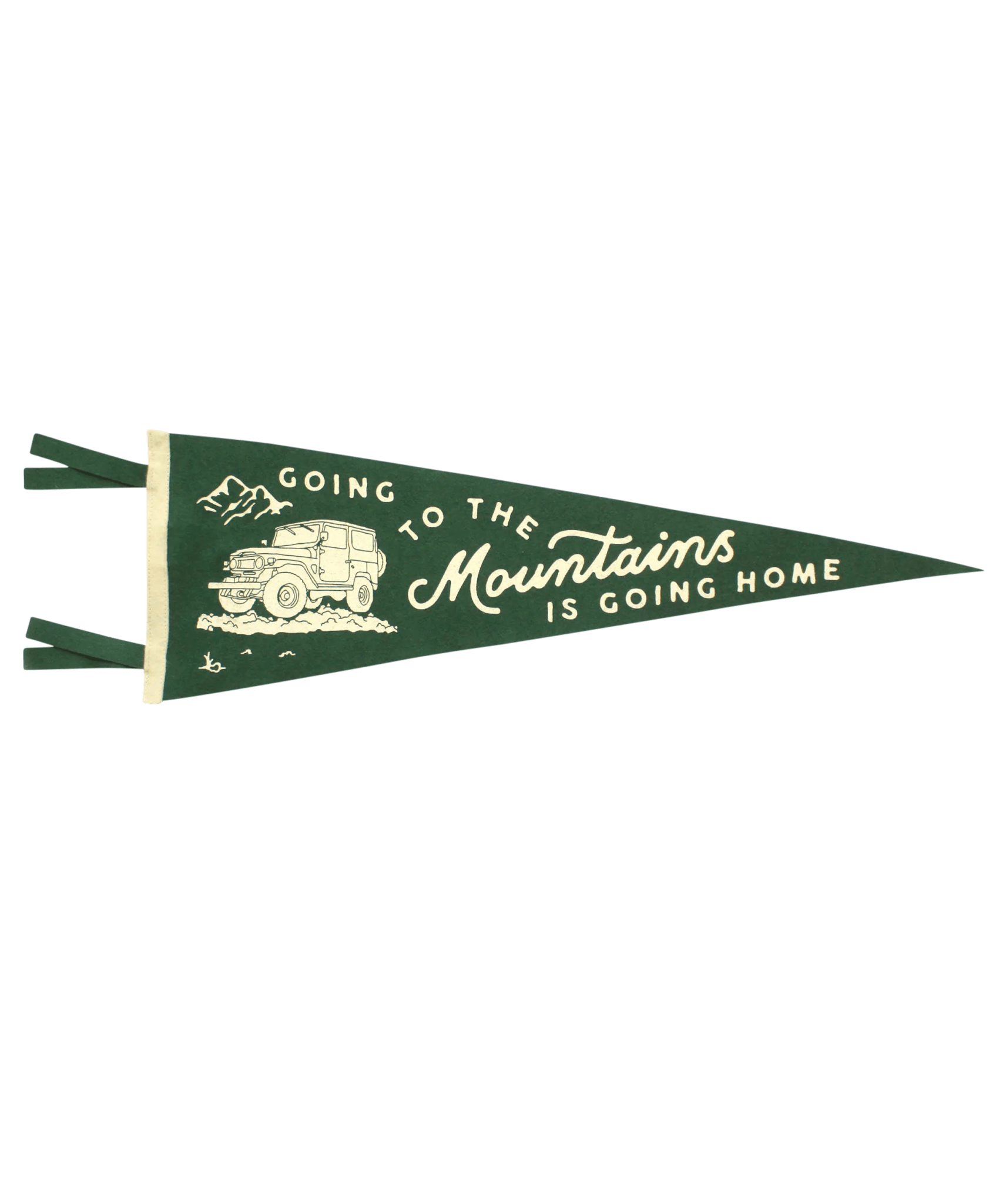 “Going to the Mountains is Going Home” Pennant - Wander Together Outfitters