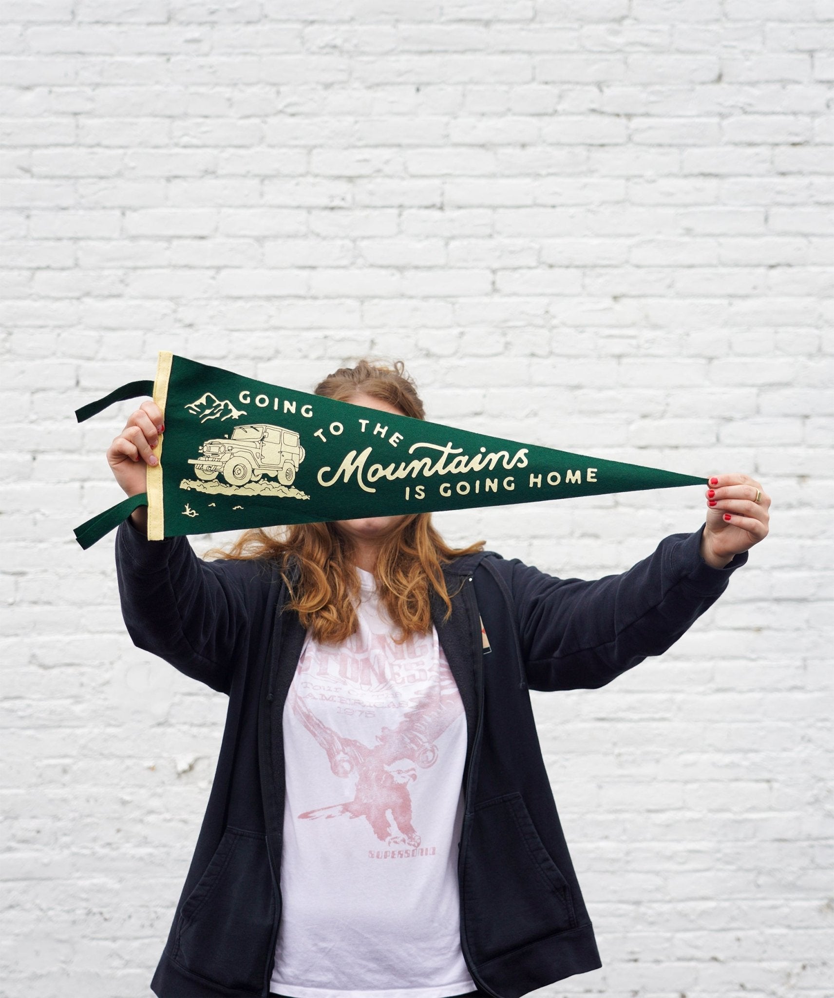 “Going to the Mountains is Going Home” Pennant - Wander Together Outfitters