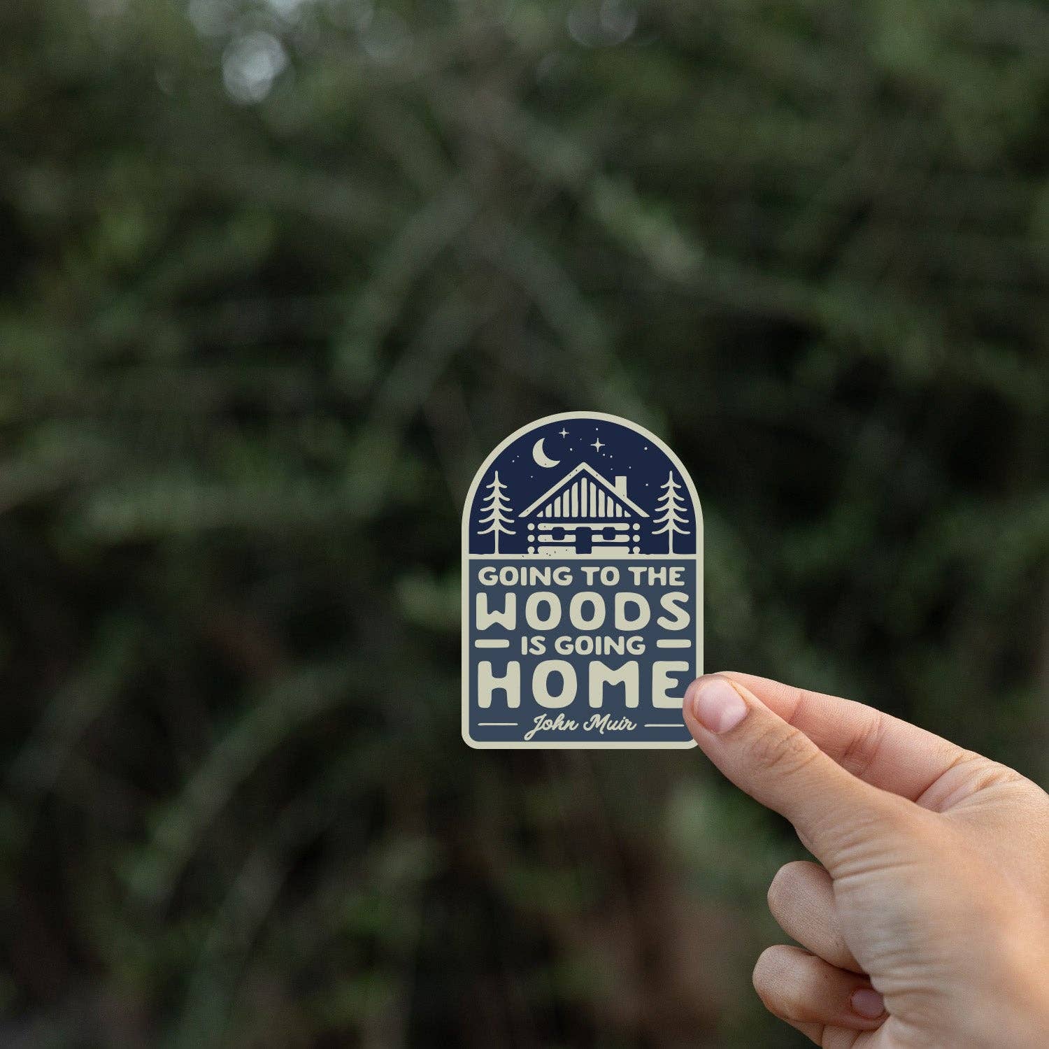 "Going to the Woods is Going Home" Sticker - Wander Together Outfitters