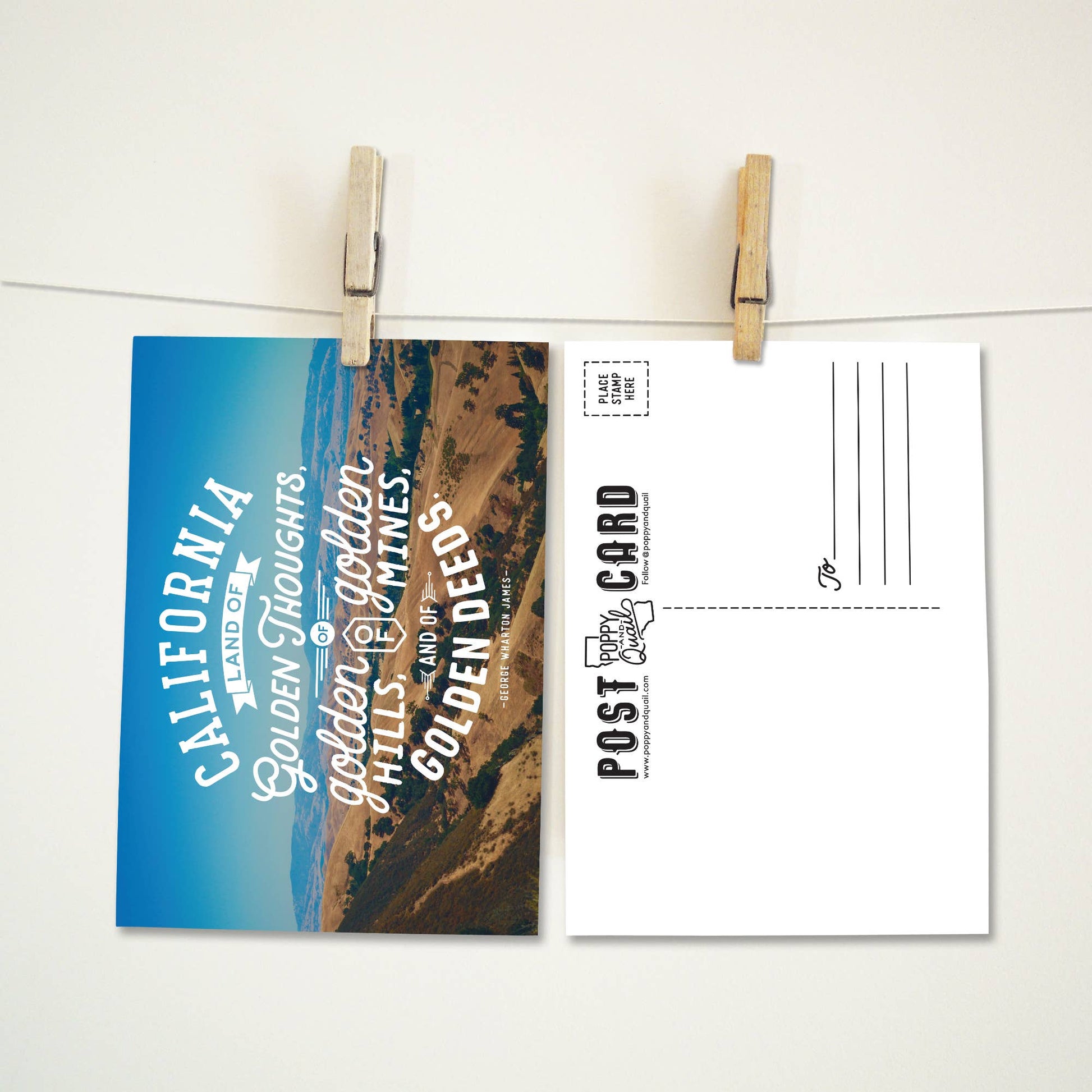 Golden Hills Postcards - Wander Together Outfitters