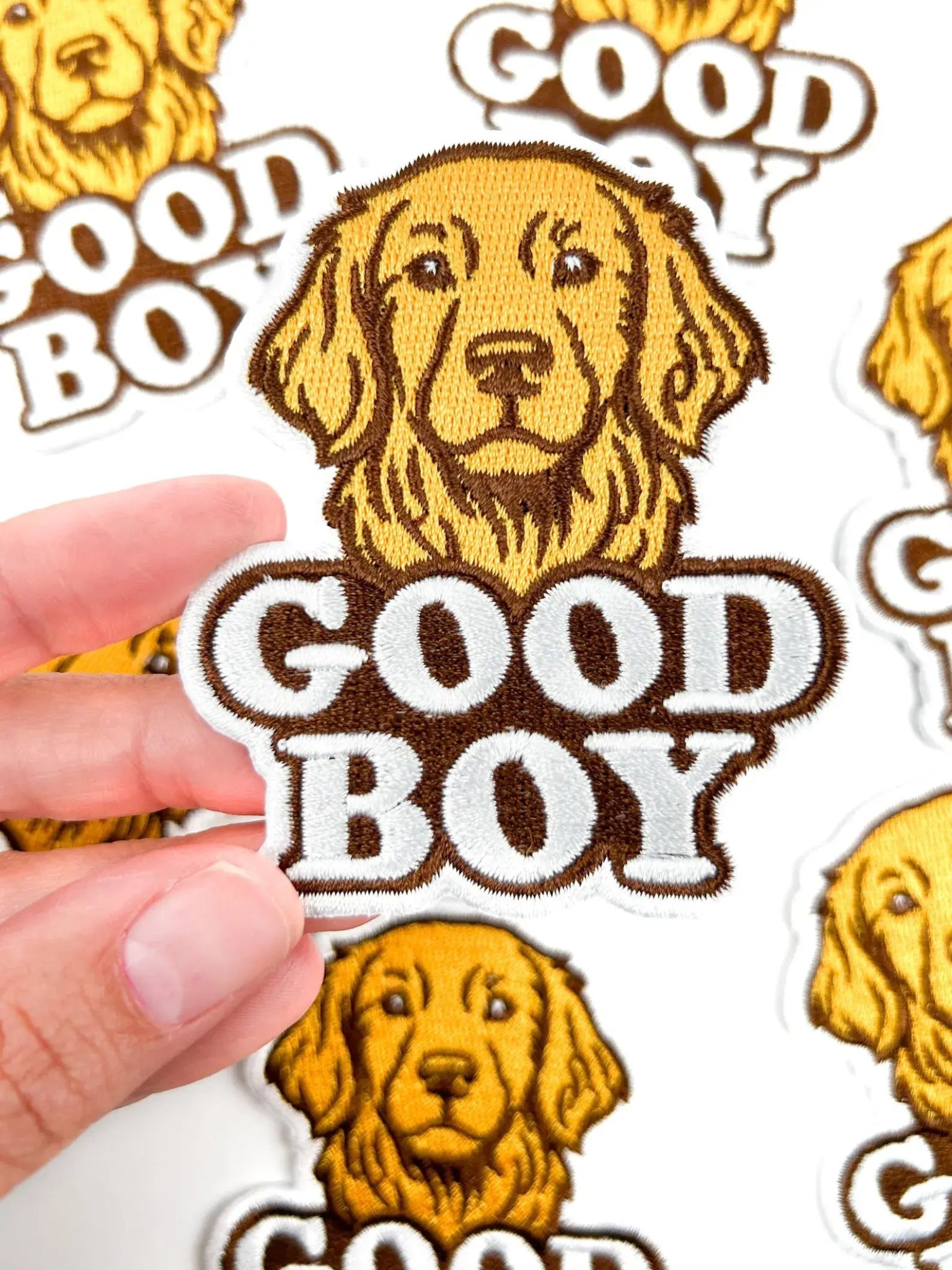 Golden Retriever or Labrador Patch Collection (Various) Embroidered Iron On Patches - Wander Together Outfitters